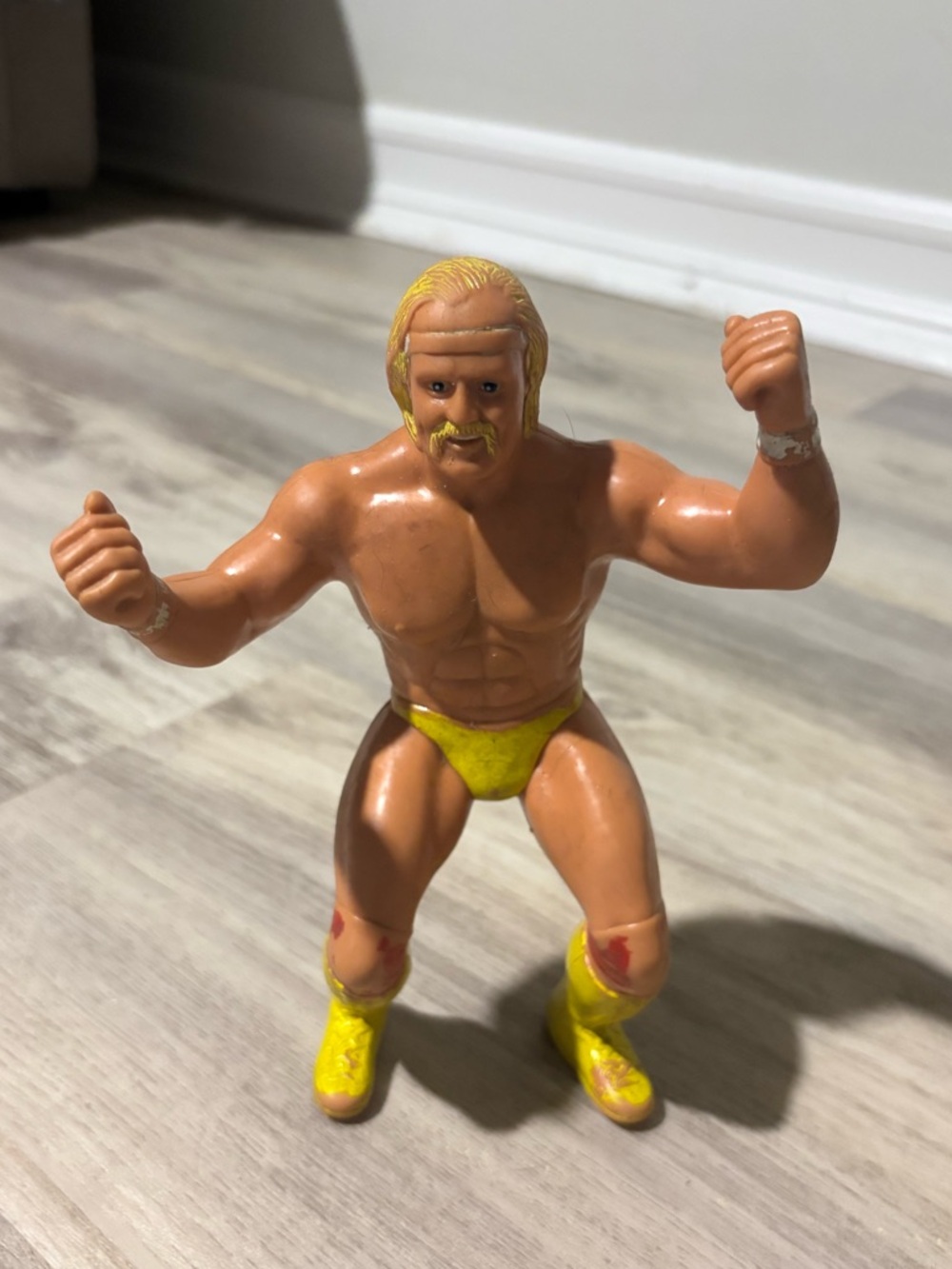 Rubber Vintage 1984 WWF Hulk Hogan Action Figure LJN Ltd